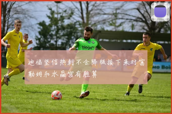 迪福坚信热刺不会降级接下来对富勒姆和水晶宫有胜算